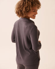 Ribbed Long Sleeve Shirt