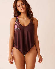 ROYAL GARDEN D Cup Flowy Tankini Top