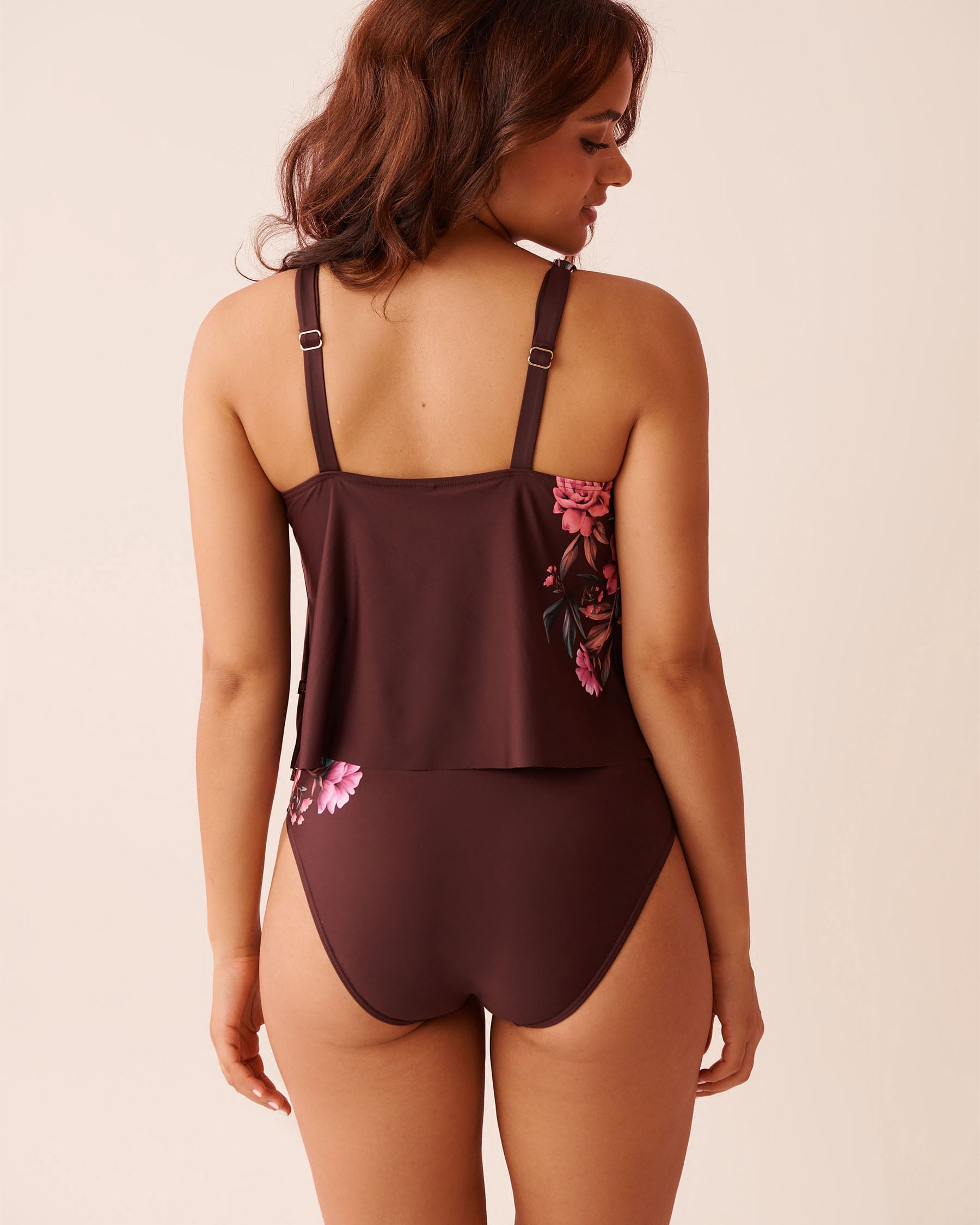 ROYAL GARDEN D Cup Flowy Tankini Top