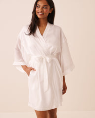 Satin and Chiffon Kimono