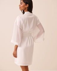 Satin and Chiffon Kimono
