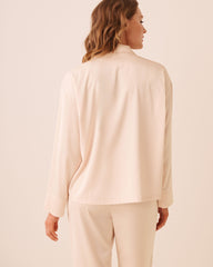 Satin Long Sleeve Button-down Shirt