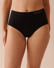 Seamless Fabric High Waist Bikini Panty