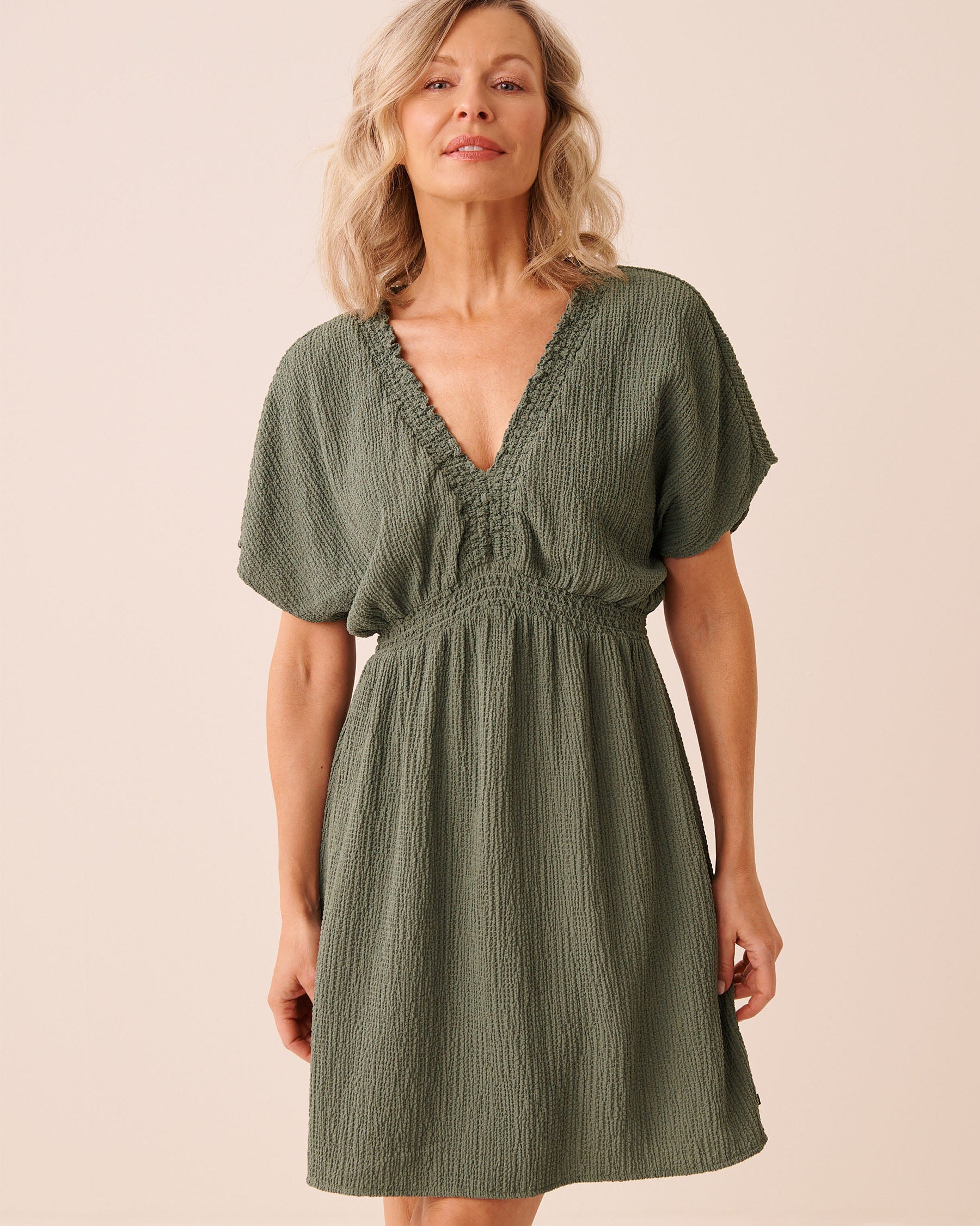 Short Crinkle Dress