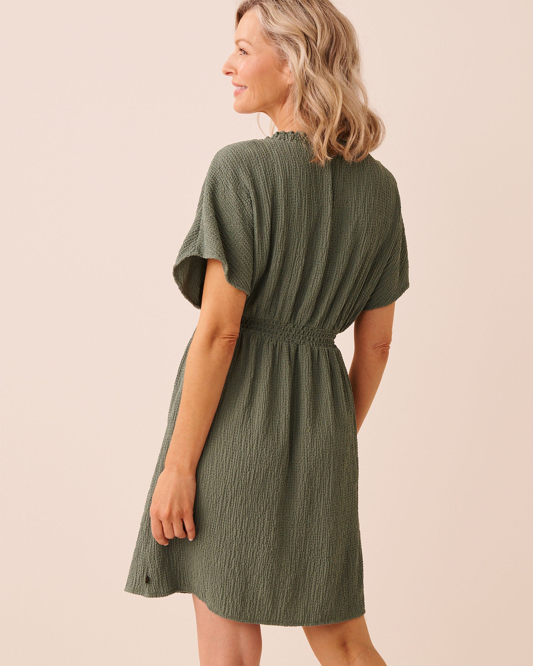 Short Crinkle Dress