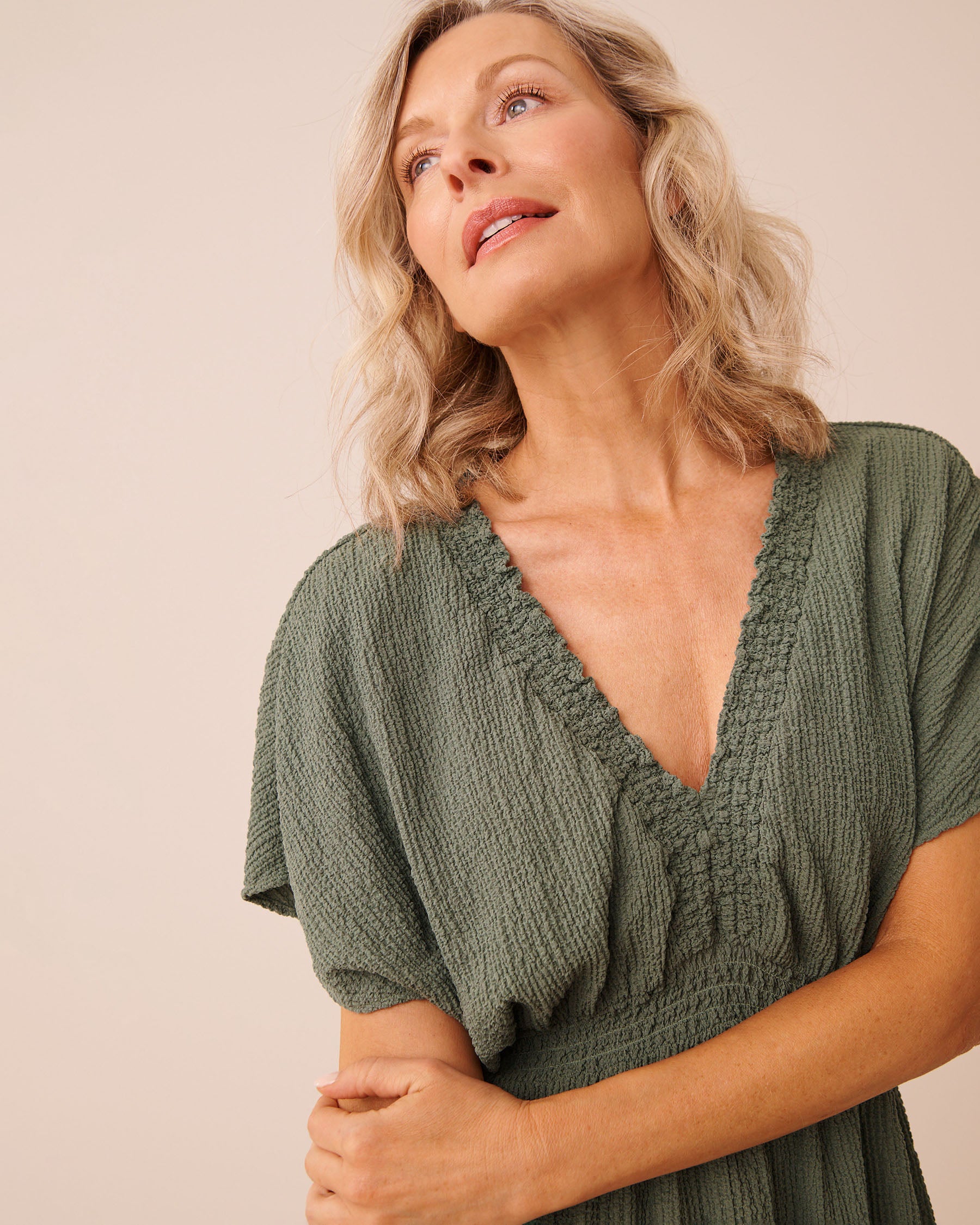 Short Crinkle Dress