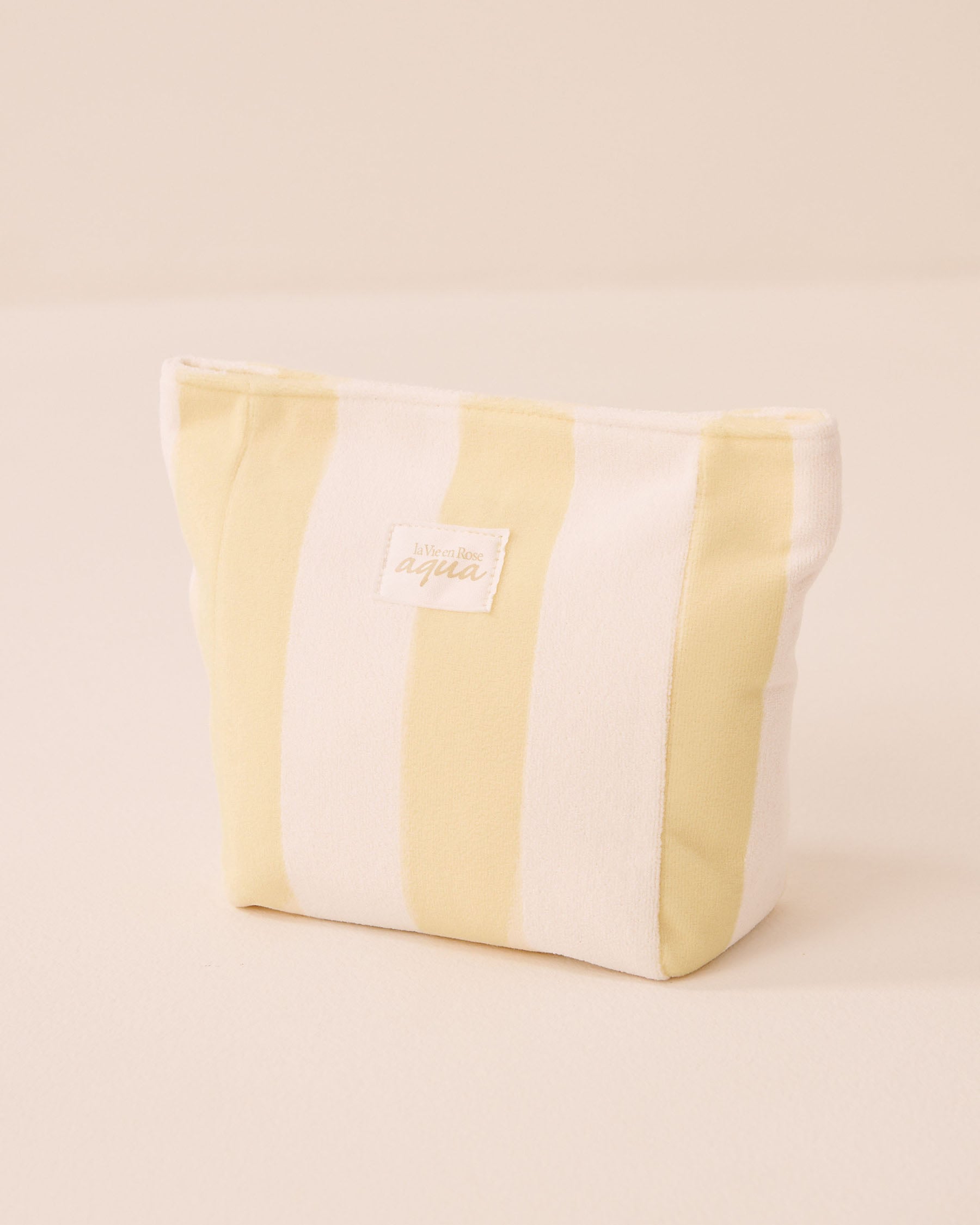 Striped Terry Pouch