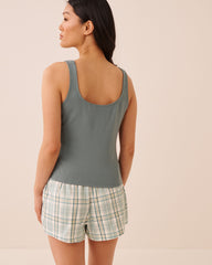 Super Soft Button-front Tank Top