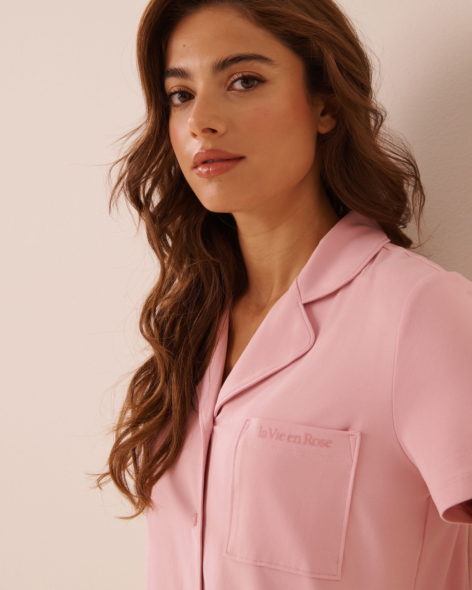 Super Soft Short Sleeve Button-down Shirt