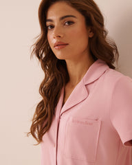 Super Soft Short Sleeve Button-down Shirt