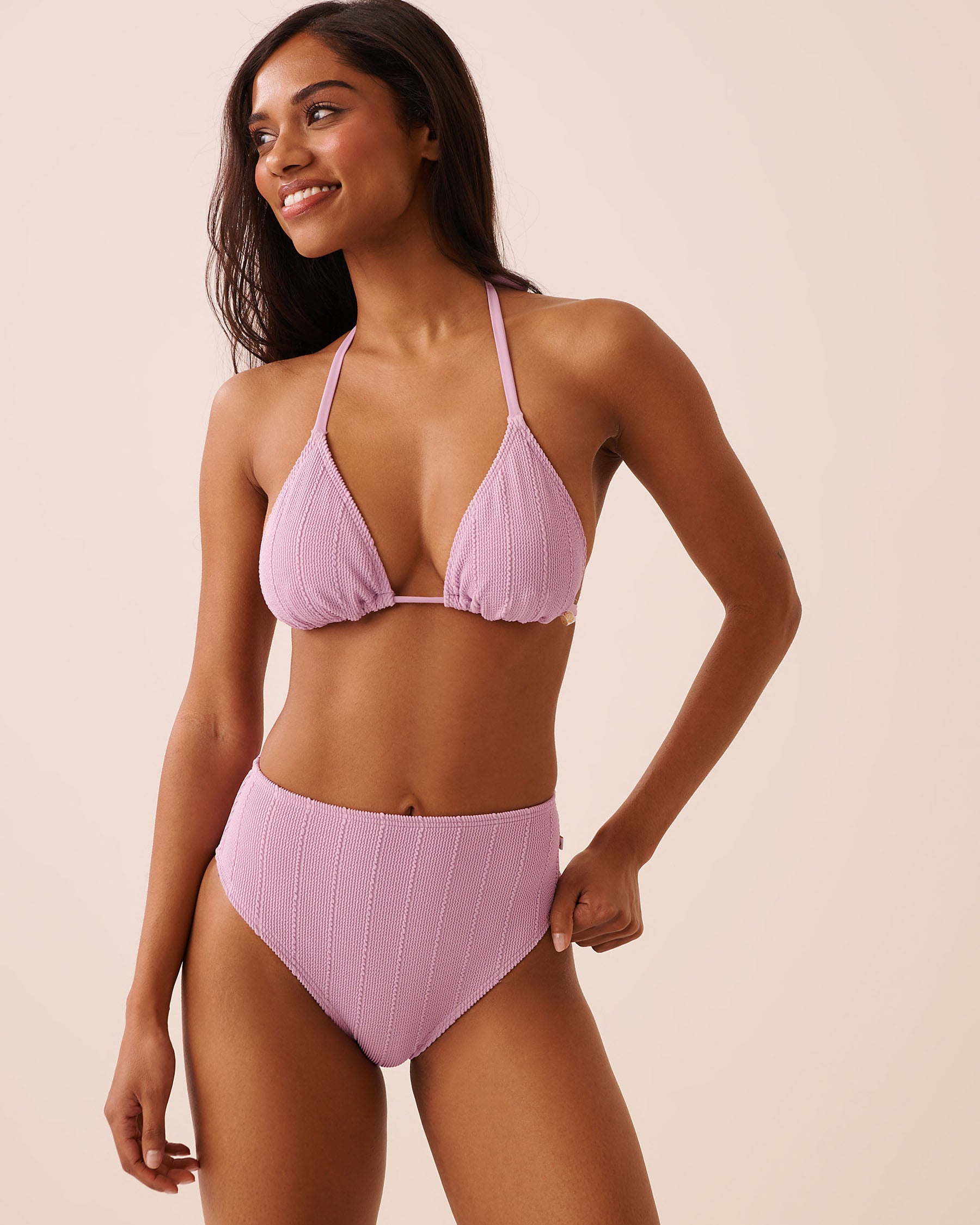 SWEET LILAC Triangle Bikini Top