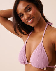 SWEET LILAC Triangle Bikini Top