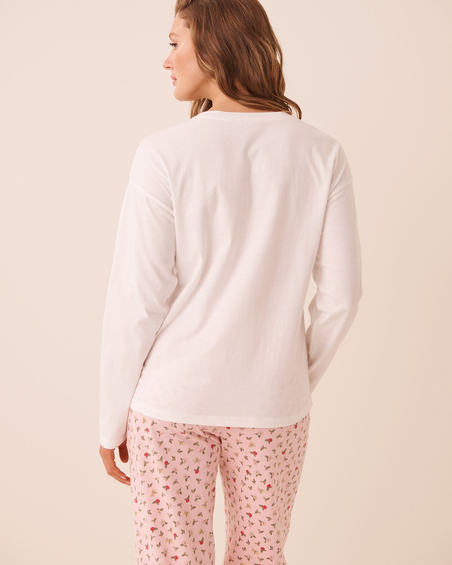 Tomato Print Cotton Long Sleeve Shirt