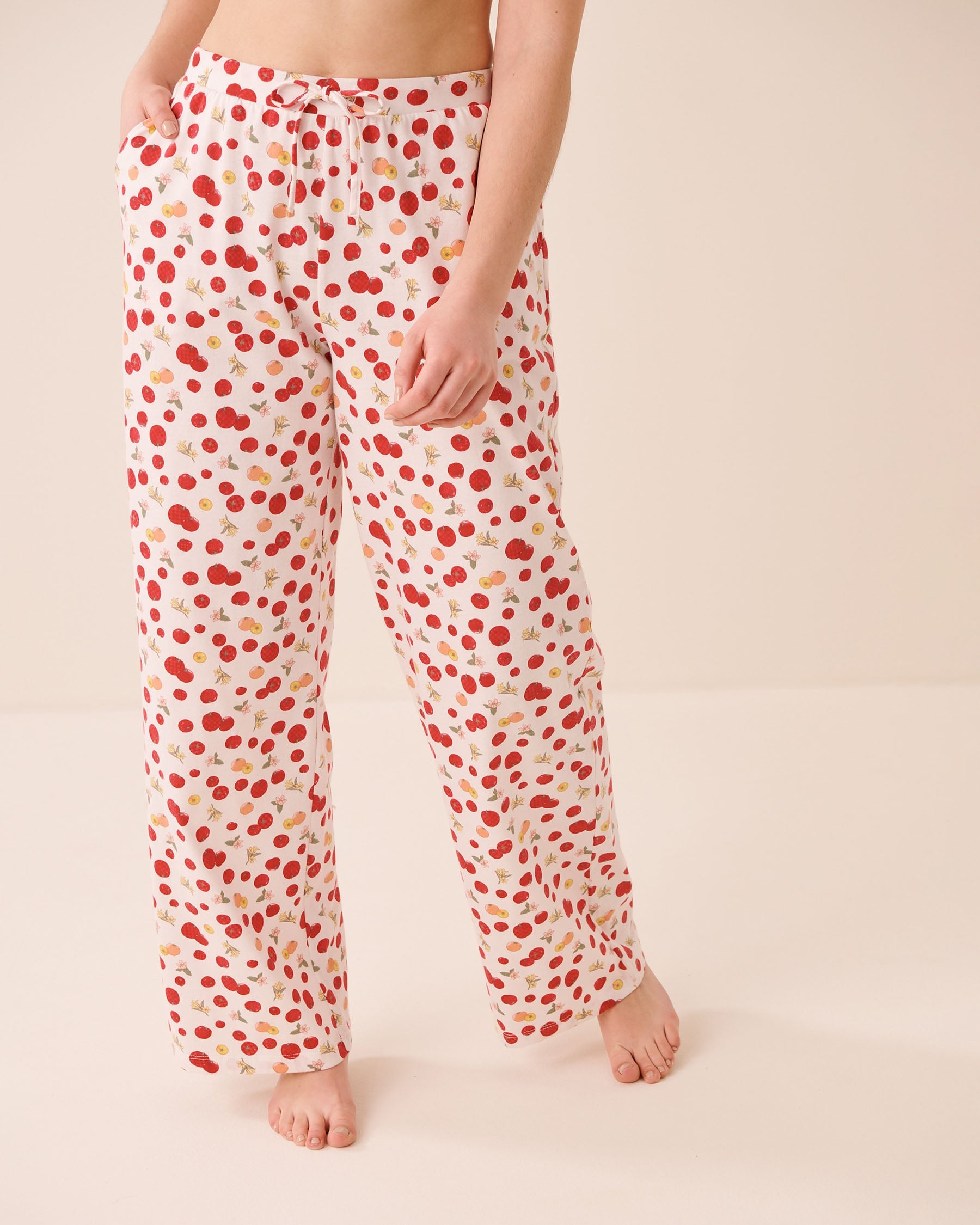 Tomato Print Cotton Pyjama Pants