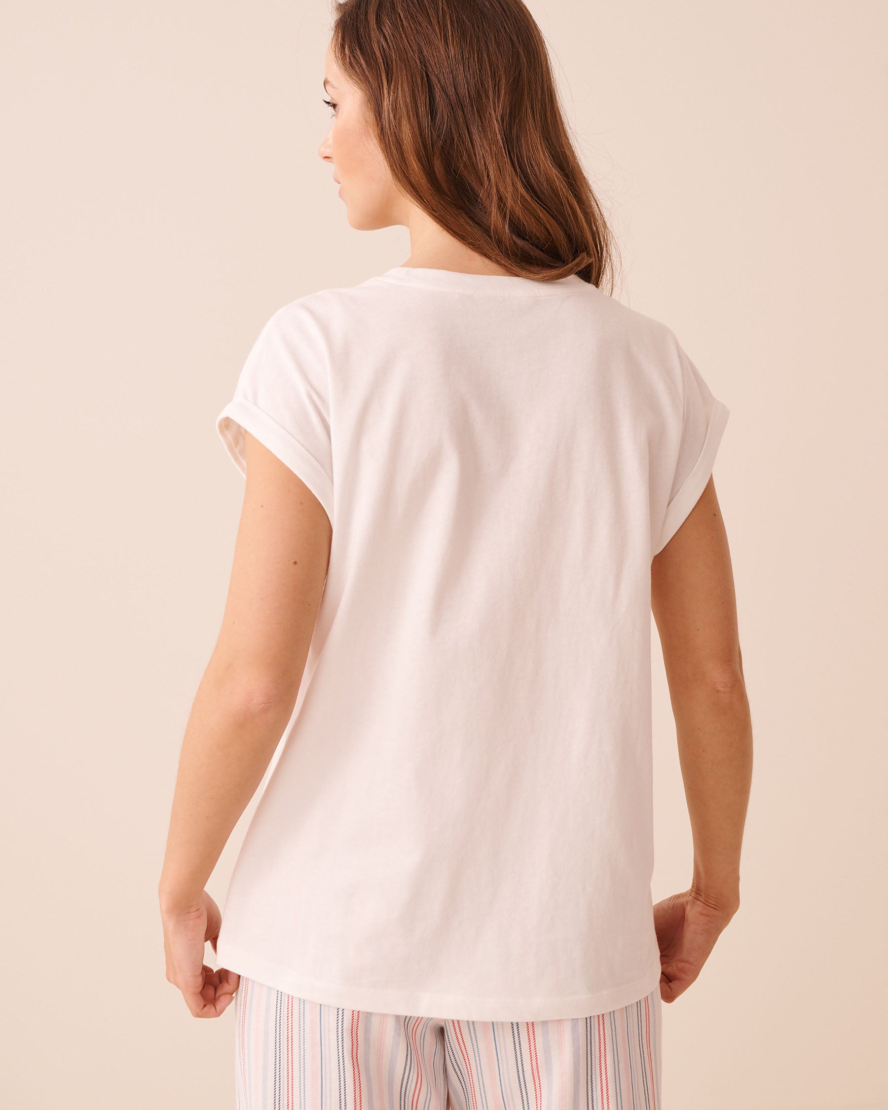 Tomato Print Cotton Short Sleeve T-shirt