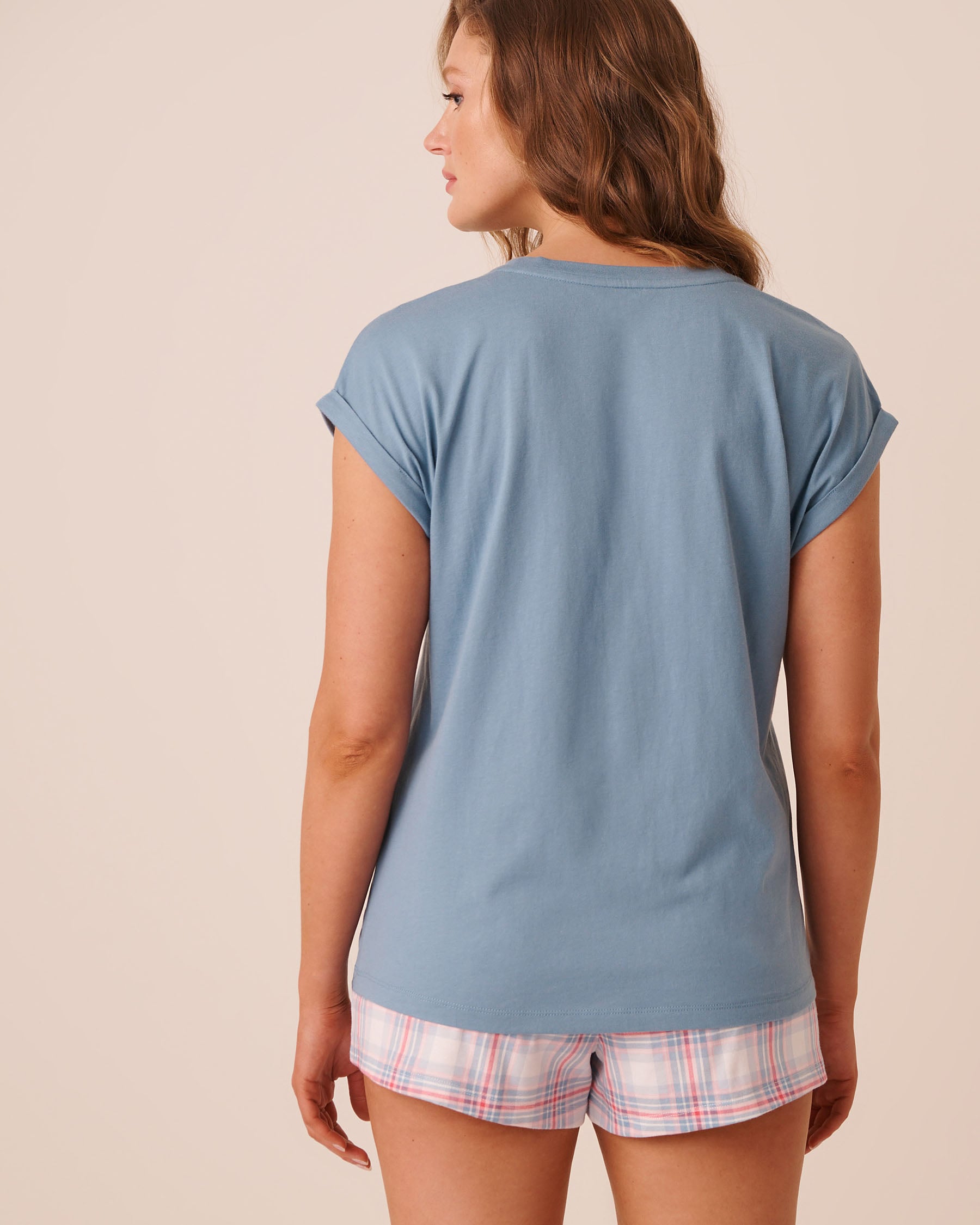 Tomato Sauce Print Cotton Short Sleeve T-shirt