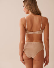 WARM SAND Crochet U-Wire Bandeau Bikini Top