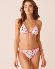 WILD CHERRY Triangle Bikini Top